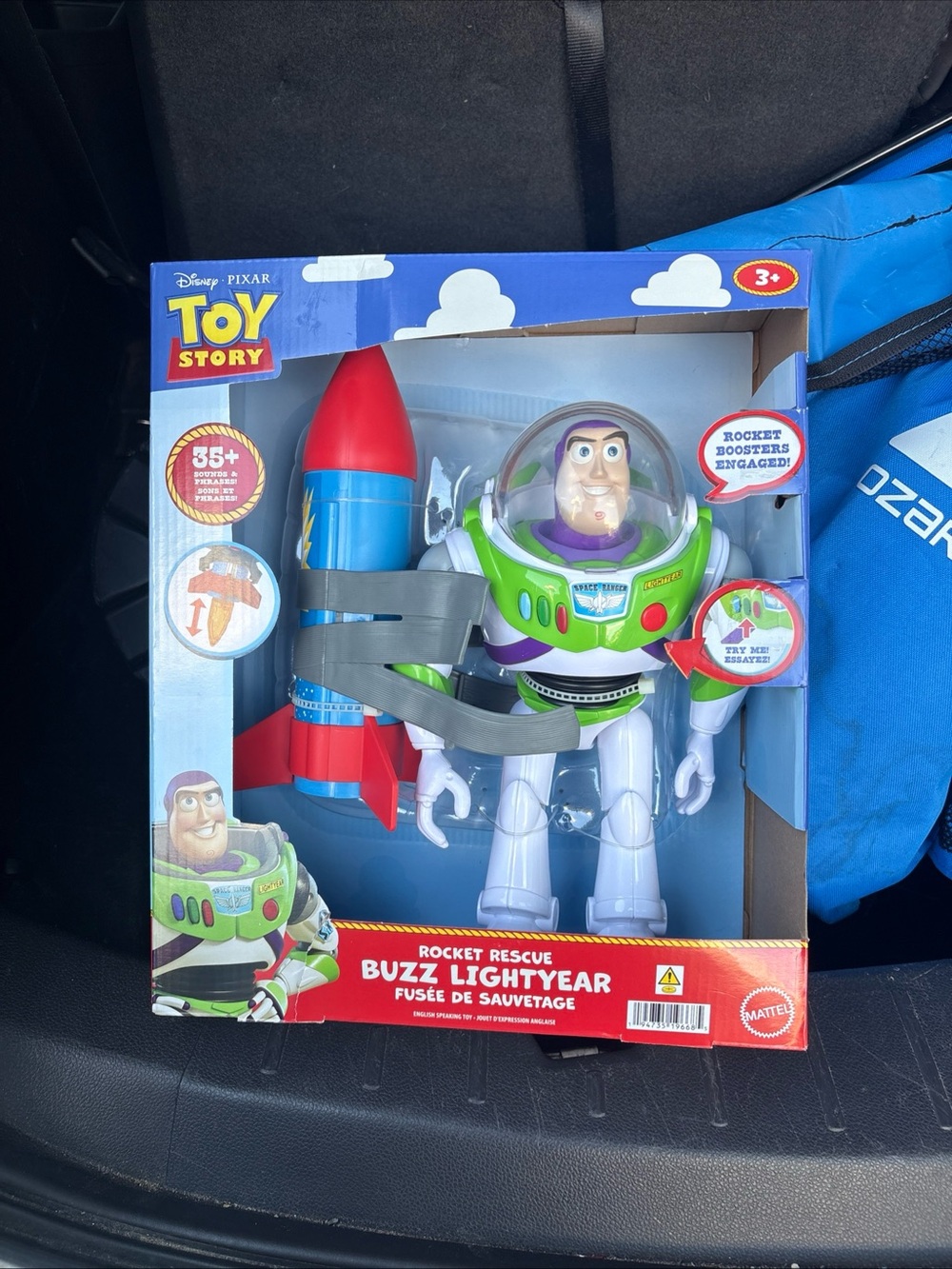 Mattel Toy Story Buzz Lightyear Figure with Red Rocket Accessory